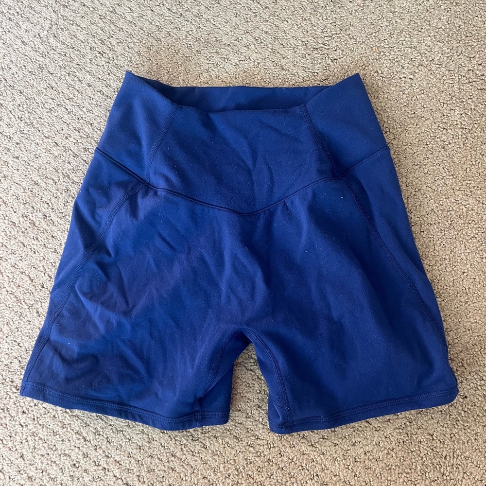 Navy Booty Shorts